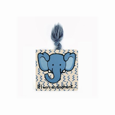 Jellycat If I Were An Elephant Board and Fuddlewuddle Elephant Medium USA | 97130JZNR